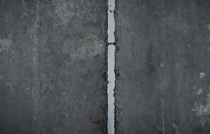 Cracked Concrete Floor Texture Background Image image